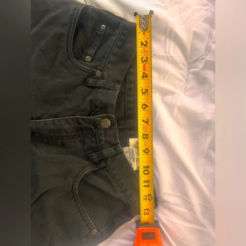 Eddie Bauer charcoal gray Relaxed Fit Capri Cropped Jeans Women’s Size 4 - Picture 7 of 12